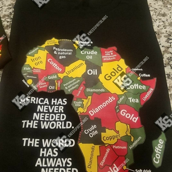 Africa Has‎ Never Needed the World Tee - Picture 1 of 4